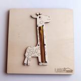 Reißverschluss-Rahmen Giraffe