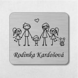 Türschild Familie