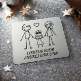 Türschild Eltern und Prinzessin