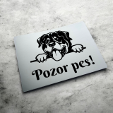 Schild Vorsicht Hund Rottweiler