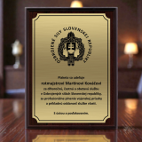 Rechteckige Plakette OSSR