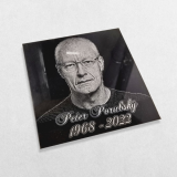 Grabtafel mit Foto