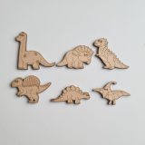 DINO - Tierset mit Klettverschluss