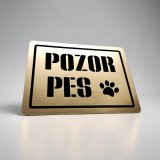 Schild Vorsicht Hund