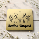 Türschild Familie