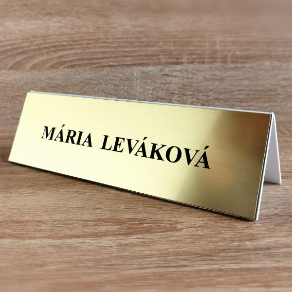 menovka na stôl