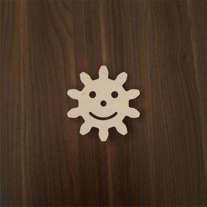 Zahnrad Smiley 4cm