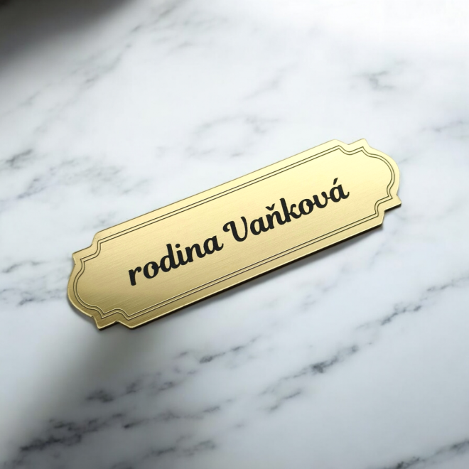 Türschild Elegant