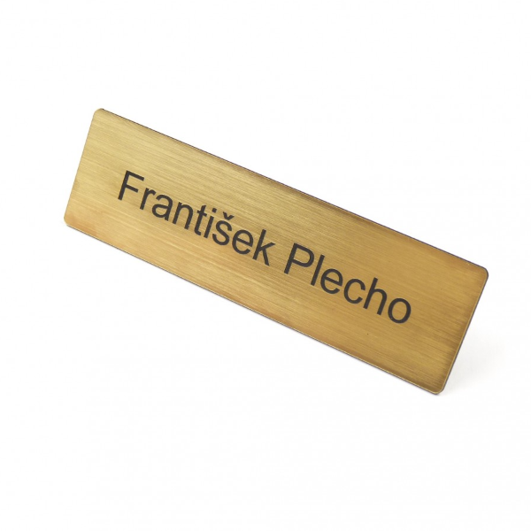 Magnetisches Namensschild für Kleidung
