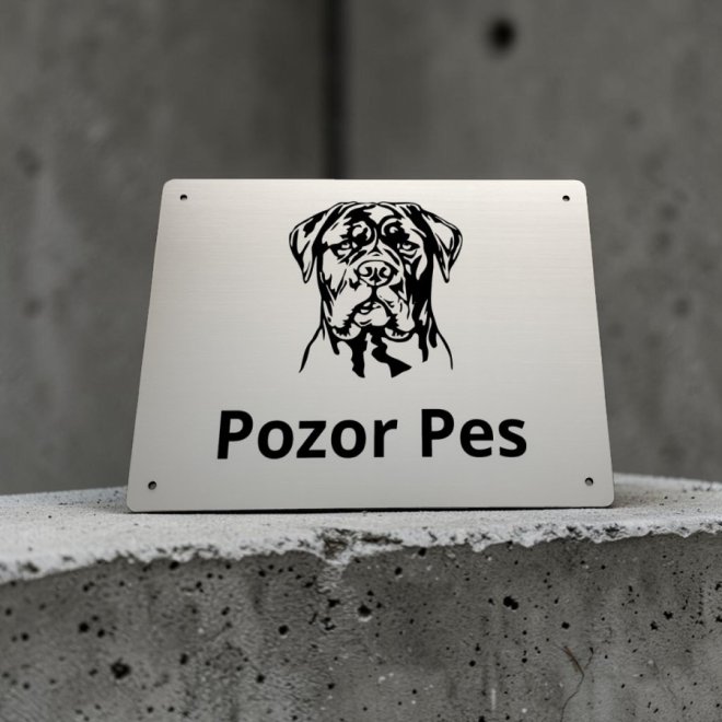 Schild Vorsicht Hund Cane Corso
