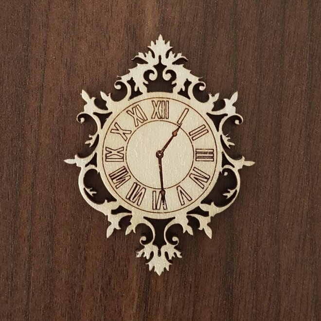 Ausschnitt - Vintage-Uhr