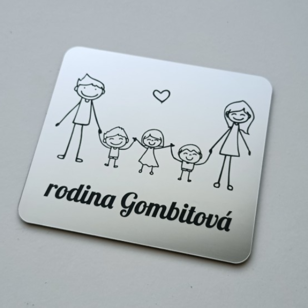 Türschild Familie