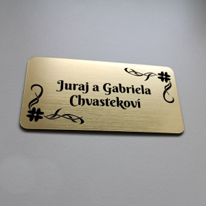 Türschild Deluxe Corner