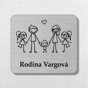 Türschild Familie