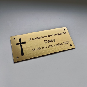 Grabschild Kreuz mini