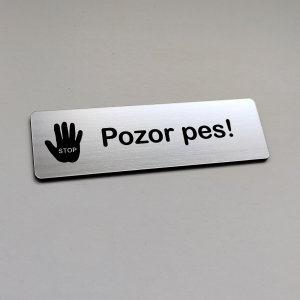 Schild Vorsicht Hund
