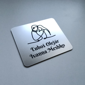 Türschild Duo