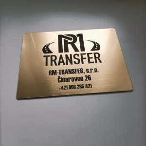 Firmenschild simple