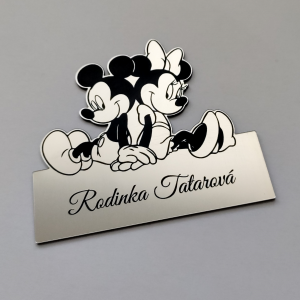 Türschild Mickey und Minnie