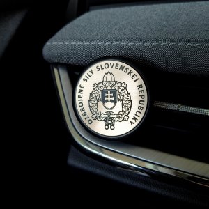 Lufterfrischer mit OSSR-Logo schwarz