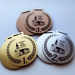 Personalisierte Medaille Lorbeer V1