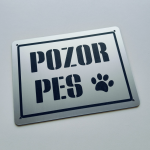 Schild Vorsicht Hund