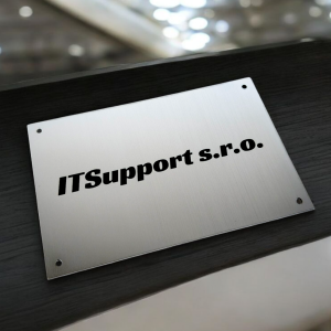 Firmenschild simple