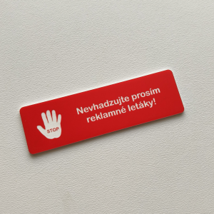 Schild Keine Werbung einwerfen