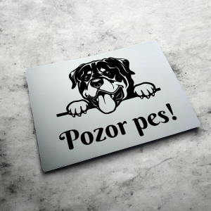 Schild Vorsicht Hund Rottweiler