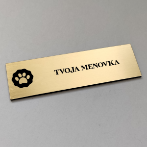 Türschild Hundepfote