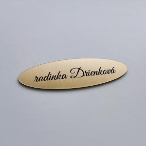 Türschild Elipse