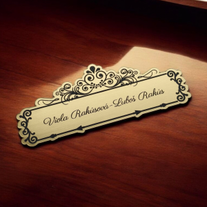 Namensschild Deluxe Ornament