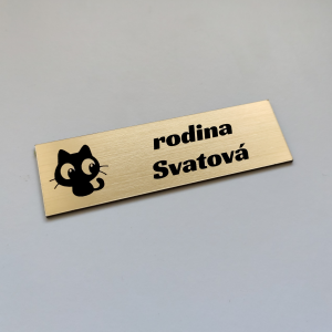 Türschild Kitty