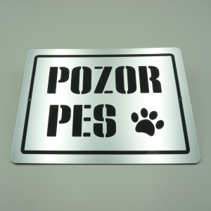Schild Vorsicht Hund