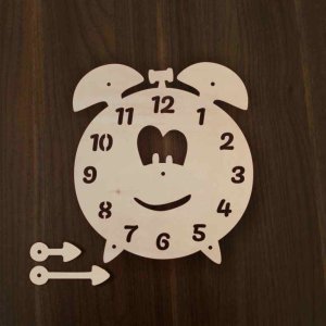 Wecker Smiley mit Zeigern