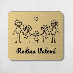 Türschild Familie