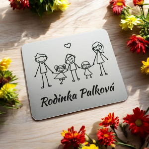 Türschild Familie