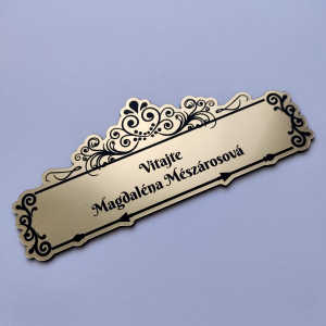 Namensschild Deluxe Ornament