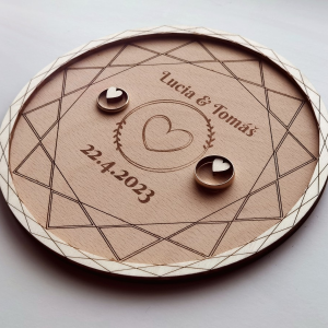 Lasergeschnittenes Ringtablett