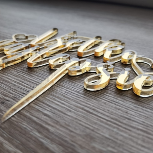 Tortenstecker – Alles Gute mit Herzchen