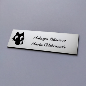 Türschild Kitty