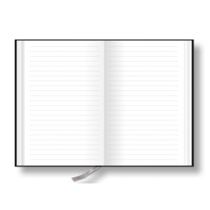 Personalisiertes Notizbuch silber