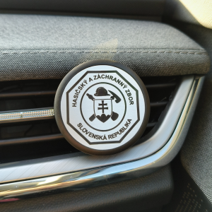 Lufterfrischer mit HaZZ-Logo schwarz