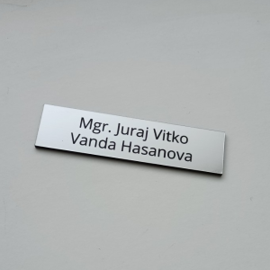 Türschild 8×2 cm