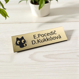 Türschild Kitty