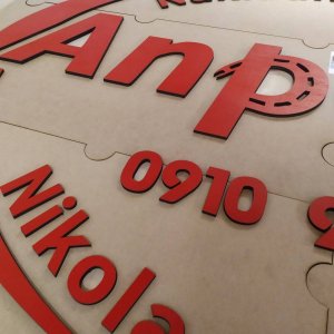Ausgeschnittenes Logo in Farbe