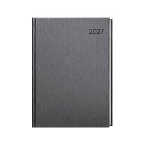 Personalisierter Tagesplaner Silber 2026